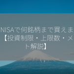 新NISAで何銘柄まで買えますか？【投資制限・上限数・メリット解説】